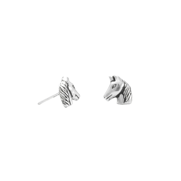 ❤️ HORSEY STUD EARRINGS - Picture 1 of 3